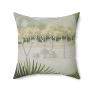 Faux Suede Square Pillow