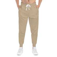 Load image into Gallery viewer, Athletic Joggers (AOP) Beige
