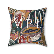 Faux Suede Square Pillow