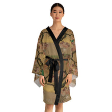 Load image into Gallery viewer, Long Sleeve Kimono Robe Mimosa
