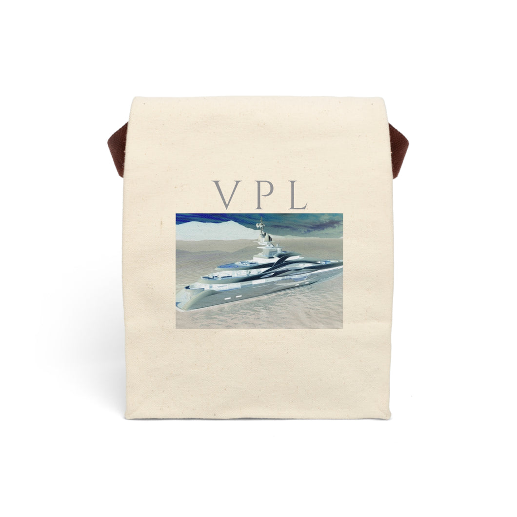 Canvas Lunch Bag With Strap