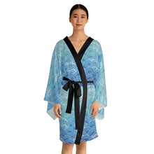 Load image into Gallery viewer, Long Sleeve Kimono Robe Waves
