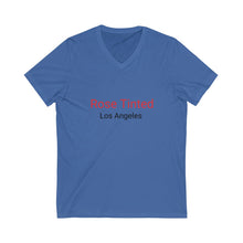 Load image into Gallery viewer, Unisex Jersey Short Sleeve V-Neck Tee

