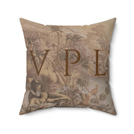 Faux Suede Square Pillow