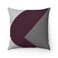 Faux Suede Square Pillow
