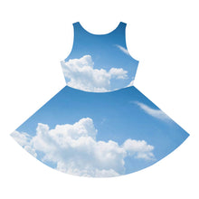 Load image into Gallery viewer, Girls&#39; Sleeveless Sundress (AOP) Cloud
