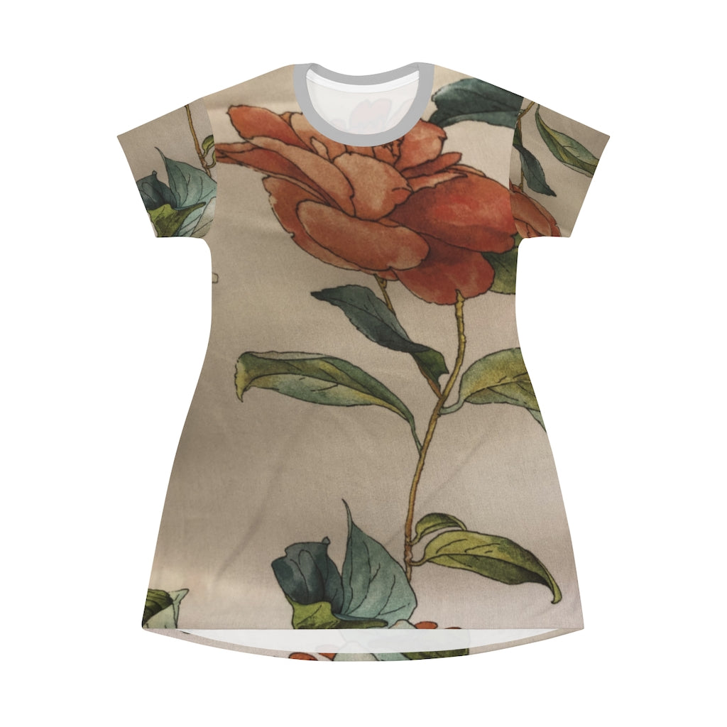 All Over Print T-Shirt Dress