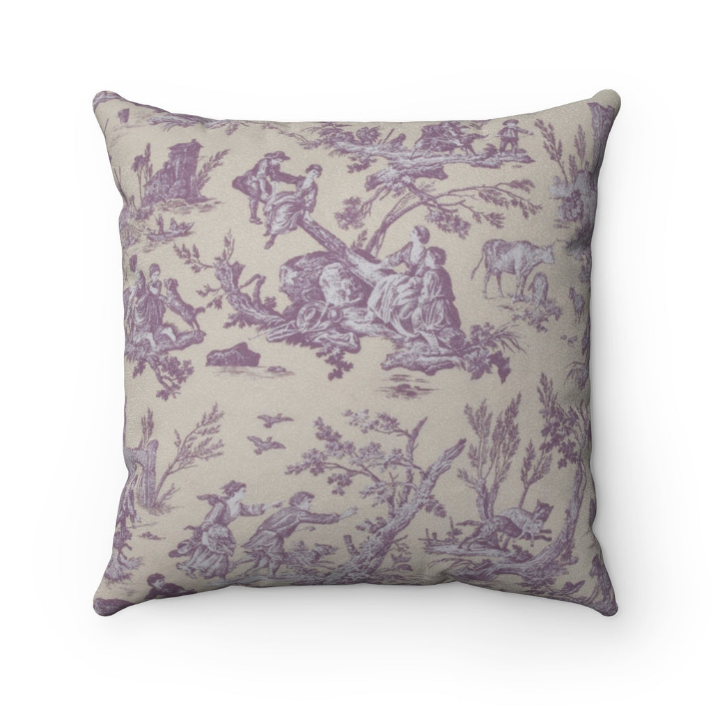 Faux Suede Square Pillow
