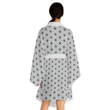 Load image into Gallery viewer, Asanoha Long Sleeve Kimono Robe
