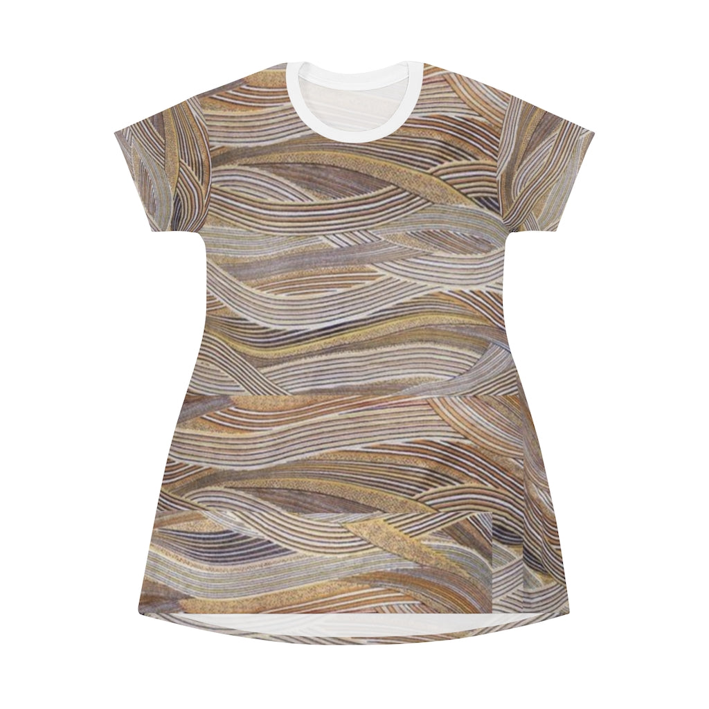 All Over Print T-Shirt Dress