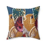Faux Suede Square Pillow