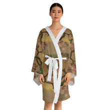 Load image into Gallery viewer, Long Sleeve Kimono Robe Mimosa
