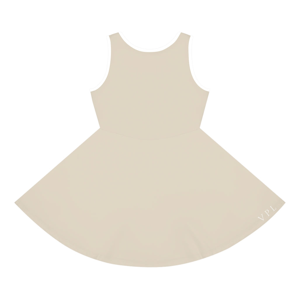 Girls' Sleeveless Sundress (AOP)