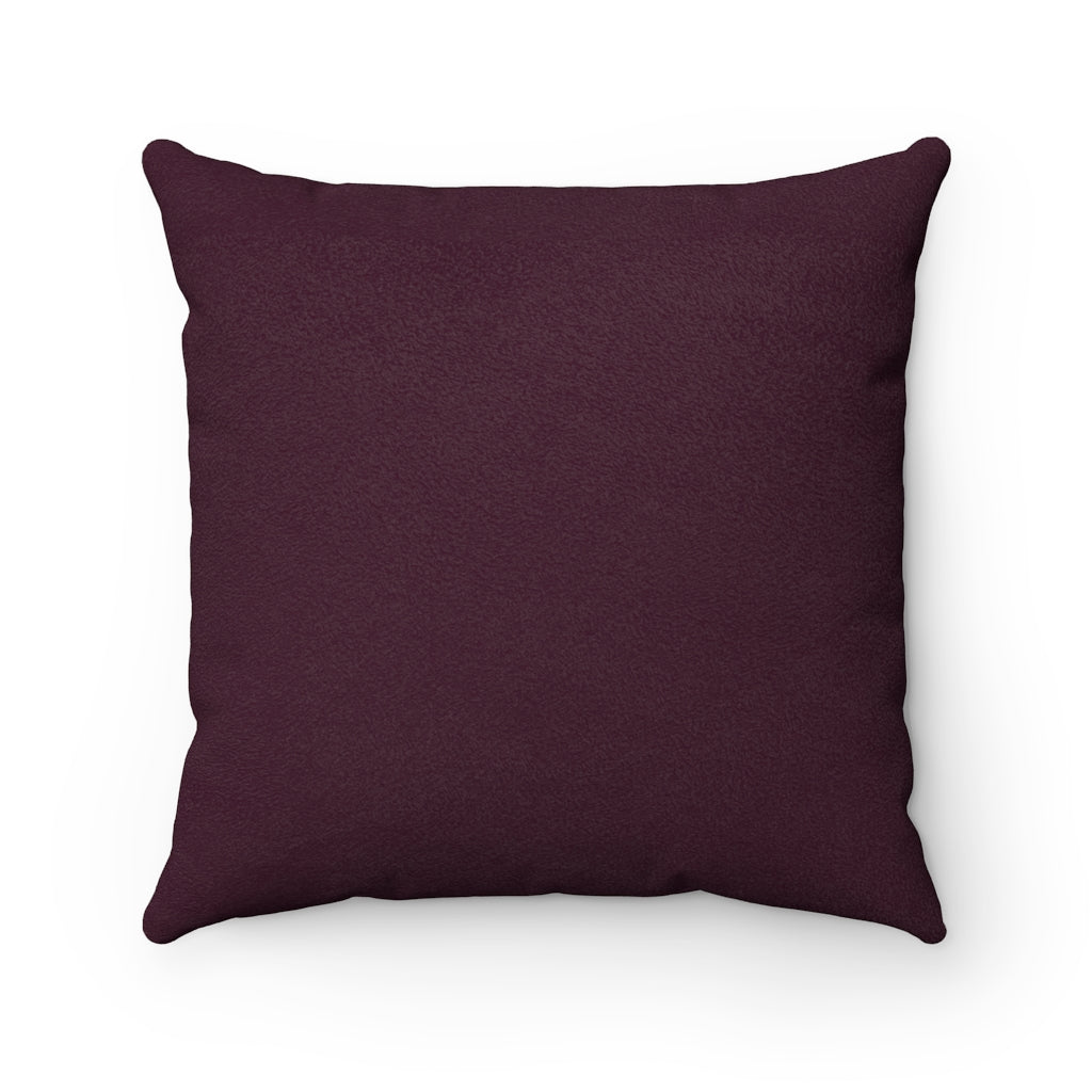 Faux Suede Square Pillow