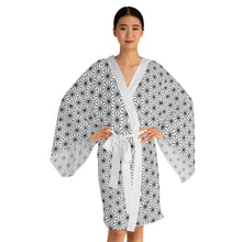 Load image into Gallery viewer, Asanoha Long Sleeve Kimono Robe
