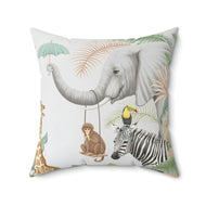 Faux Suede Square Pillow