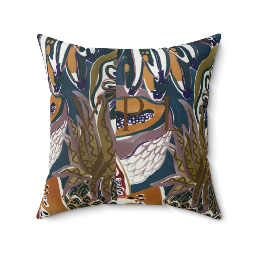 Faux Suede Square Pillow