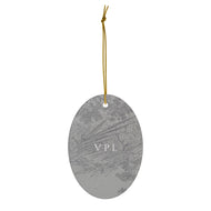 Ceramic Ornament, 1-Pack Ultimate Gray