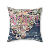 Faux Suede Square Pillow