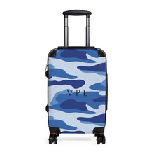 Load image into Gallery viewer, Cabin Suitcase Blue Camouflage
